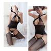 Neue Sexy Open Crotch Bodystockings Sexy Dessous Frauen Spitze Fishnet Bodysuit Erotische Pyjama Phantasie Unterwäsche Sex Set Porno Kostüm