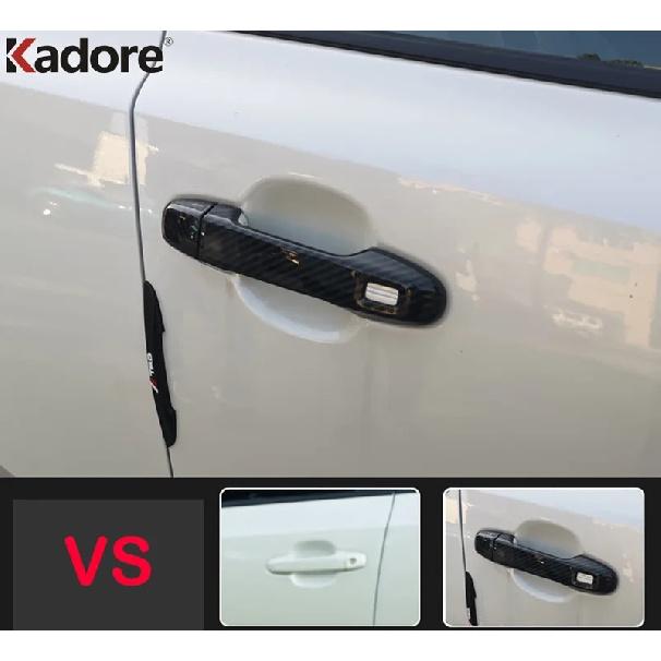 Front Door Handle Cover Trim For Toyota C-HR CHR 2016 2017 2018     Carbon Fiber Car Exterior Accessories