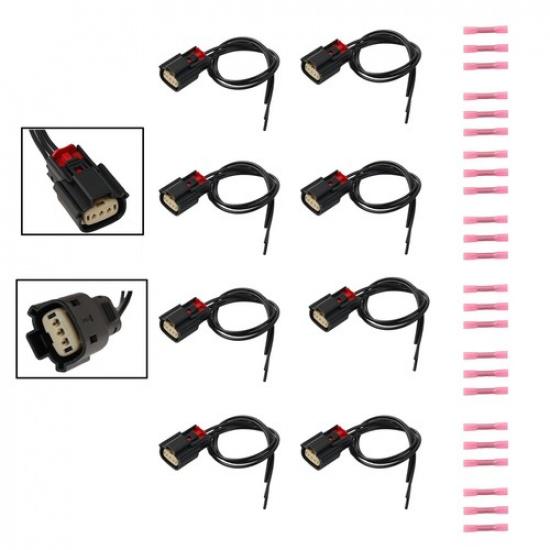 8X Ignition Coil Connector Plug Cable Wire For Ford V8 V6 Flex F150 35 37 50L