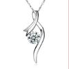 Weihua Necklace Women'S Edition Silver-Plated Jewelry Retro Natural Crystal Pendant
