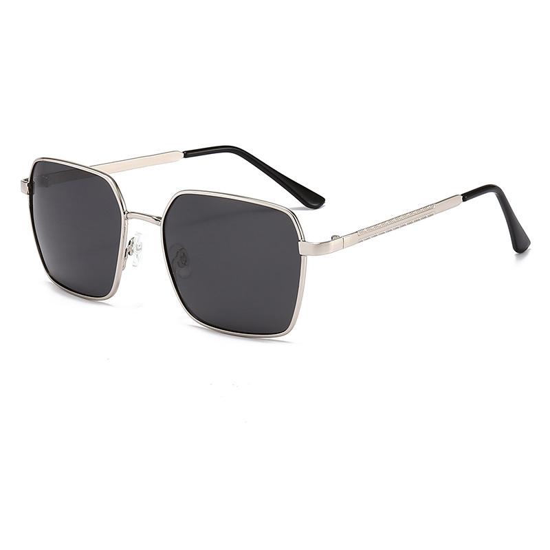

Fashion Vintage Design Square Polarized Sunglasses For Men Women Classic Trendy Outdoor Sports UV400 Sun Glasses Eyewear 2026 No Box серебряный серый