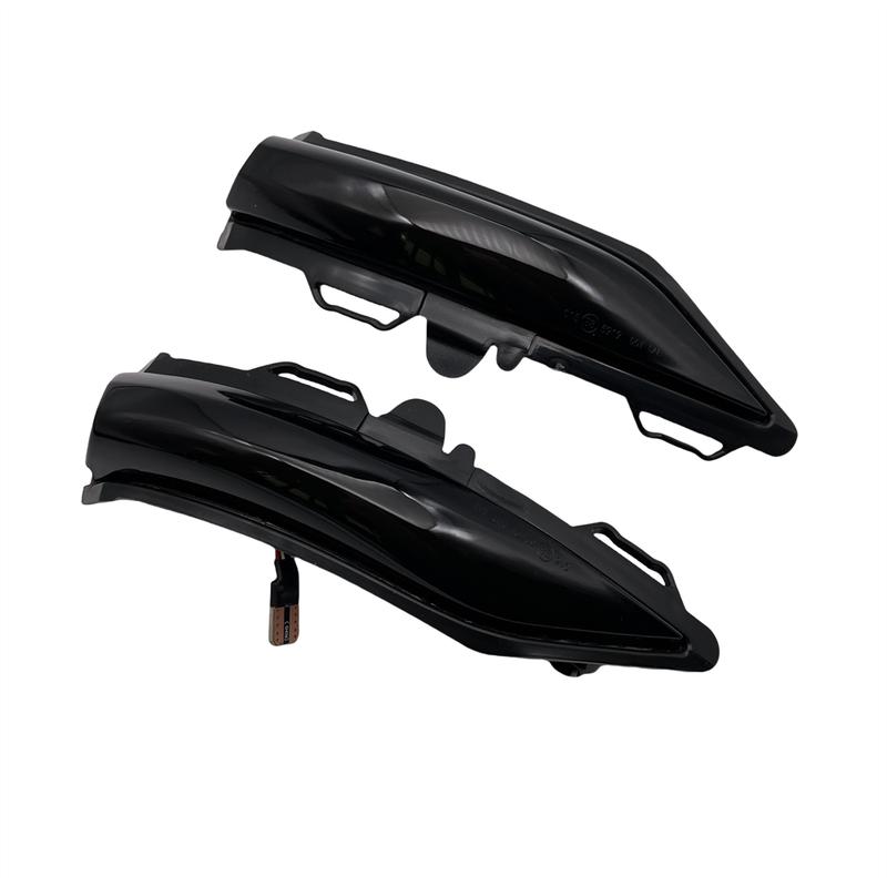 For Ford Fiesta Mk8 ST Line MK8 Flasher Indicator Blinker Side Rearview Turn Signal Light Smoked Lens LED Side Mirror Lamp Amber