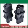 Wa-0102 Meihua Rotary Brand C13 To C6 Power Plug For Internet Cafe Computer Case Pdu Lcd Monitor Modification 250v 10a