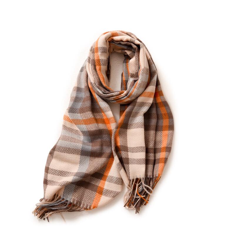 

Fumide Plaid Imitation Cashmere Scarf
