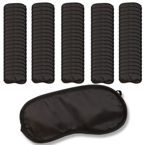 MaT Store Disposable Eye Masks for Sleeping, Breathable, Comfortable, Travel, 50-Pack