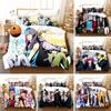 Comforter Kurokos Basketball Bedding Set Anime Comforter 3D Print Luxury Home Textile Queen King Single Size Cartoon Kids