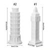 QX2E Leaning Tower of Big Bens Statue Architecture Sculpture Collectible Figurine