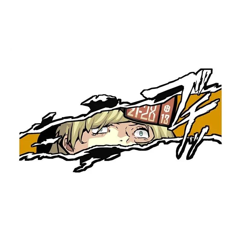 Guilty Gear Anime Eyes Vinyl Stickers, Scratch Proof PVC Car Decals, Funny Graphic Decor for Windshield & Air Conditioner