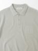 Sunday Pocket Polo Knit (Warm Grey)