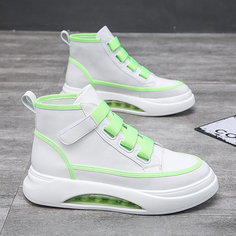 Fashion men luxury fashion platform boots original leather white shoes  designer street style sneakers stylish ankle botas hombre