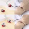 Original Copper Red New Year God Wealth Firecracker Pendant Gold Coin Beads Fit Bracelet Women Diy Gift Accessory