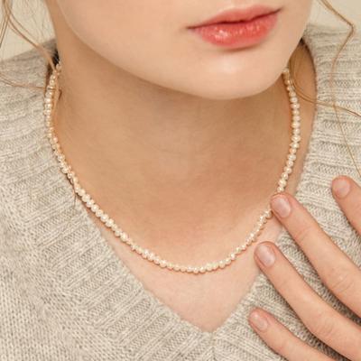 Murmur [925silver]Natural Pearl Necklace