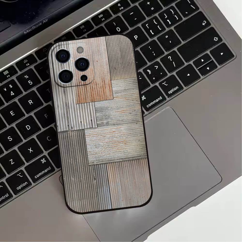 

Ретро-индустриальный стиль Ржавые стены Чехол для телефона Для iPhone 17,16,15,14,13,12,11 Plus,Pro Max,XS,Мягкий силиконовый Черный чехол iPhone11PROMAX