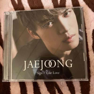 [USED] Jaejoong Sign/Your Love First Press Limited Edition CD DVD