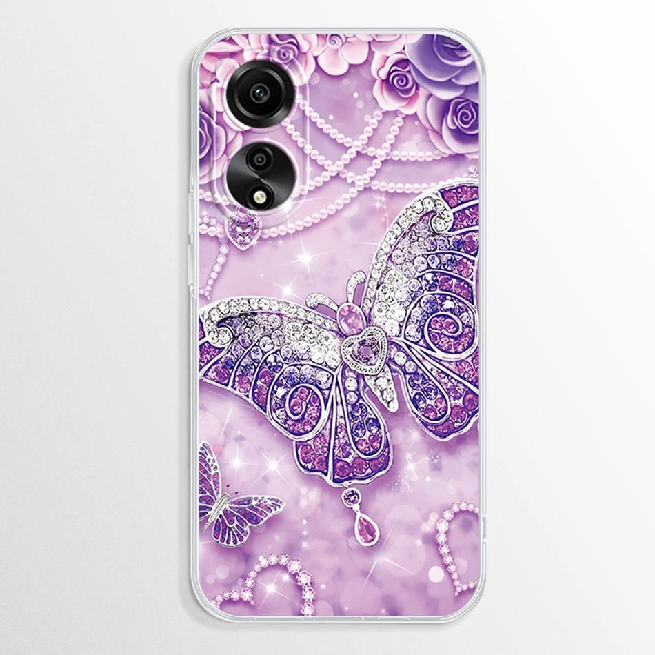 Pentru Oppo A38 A18 A78 A58 4G Carcasă Fundas Marmură Transparentă TPU Rezistentă la Șocuri Coque Pentru OppoA78 OppoA58 OppoA38 OppoA18 4G Moale Capa Carcase