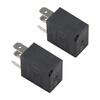 Relay 12VDC 4 Pins Plug-in Automotive Relay Compatible with Ford Vehicles Pack of 2 Replace 8T2T-14B192-AB