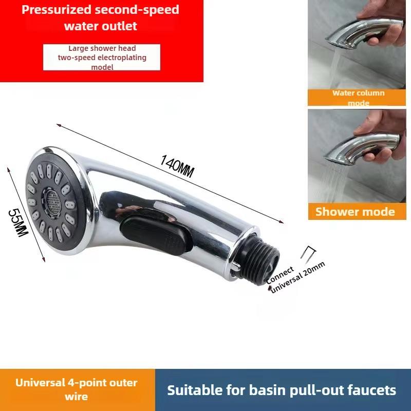Multiple Options ABS Kitchen Tap Pull Out Parts Kitchen Faucet Replacement Parts Faucet Accessorie Spouts Kitchen Faucet Nozzle