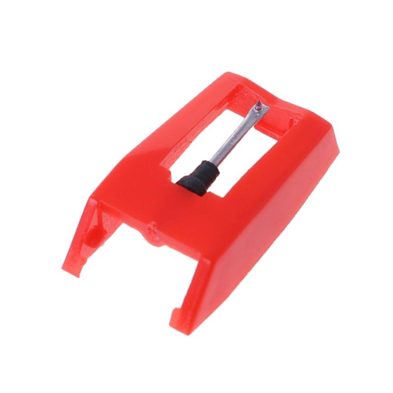 Turntable Stylus,2PCS for LP Turntable Phonograph Diamond Stylus Needles Accessories For Gramophone Record Gold+Red