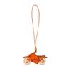 Faux Leather Motorcycle Hanging Decoration Handcrafted Retro Motorbike Keychain Handbag Backpack Christmas Tree Hanging Ornament