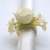 Pack of 6 Realistic Flower Napkin Rings Table Decorations for Wedding Banquets
