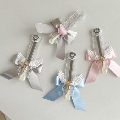 1 Stück Kreatives Spitzen-Briefpapier-Universalmesser Schicke süße Schleife Band Flügel Brieföffner Süße Kawaii Kartonschneider Studentenbedarf