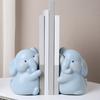 1 Pair Hug Duck Book End Cartoon Anti-slip Heavy Duty Resin Craft Home Office Desktop Book Stopper Holder Animal Ornament Figure Figurine Statue