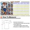Women's  Summer Casual Fashion Print  Sleeve Loose Holiday Long Cardigan Top