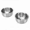 Stainless Steel Colander Bowl Set Vegetable Washing Basket Multipurpose Fruit Draining Basket for Kitchen