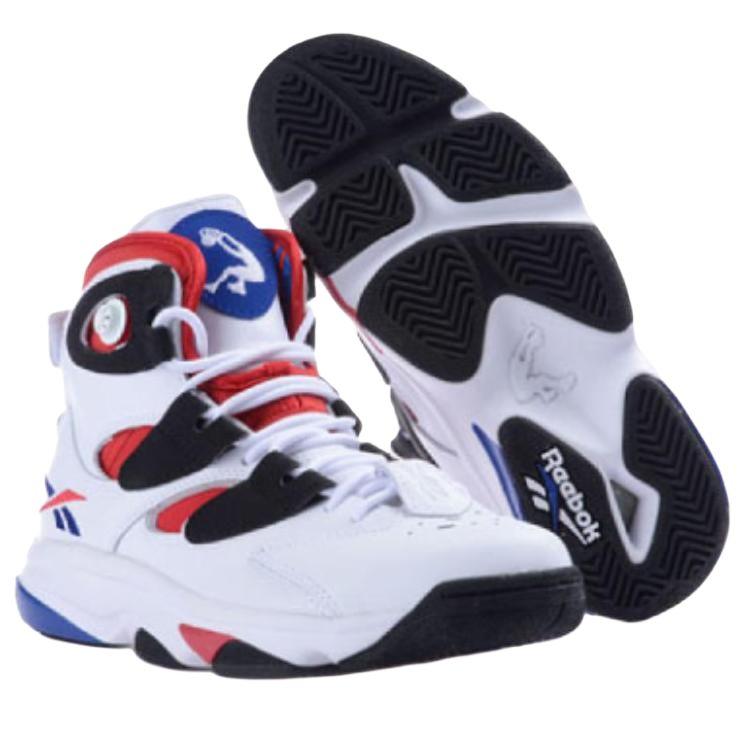 Reebok Shaq Attaq 4 Comfortable High Top Vintage Basketball Shoes Unisex White M45380