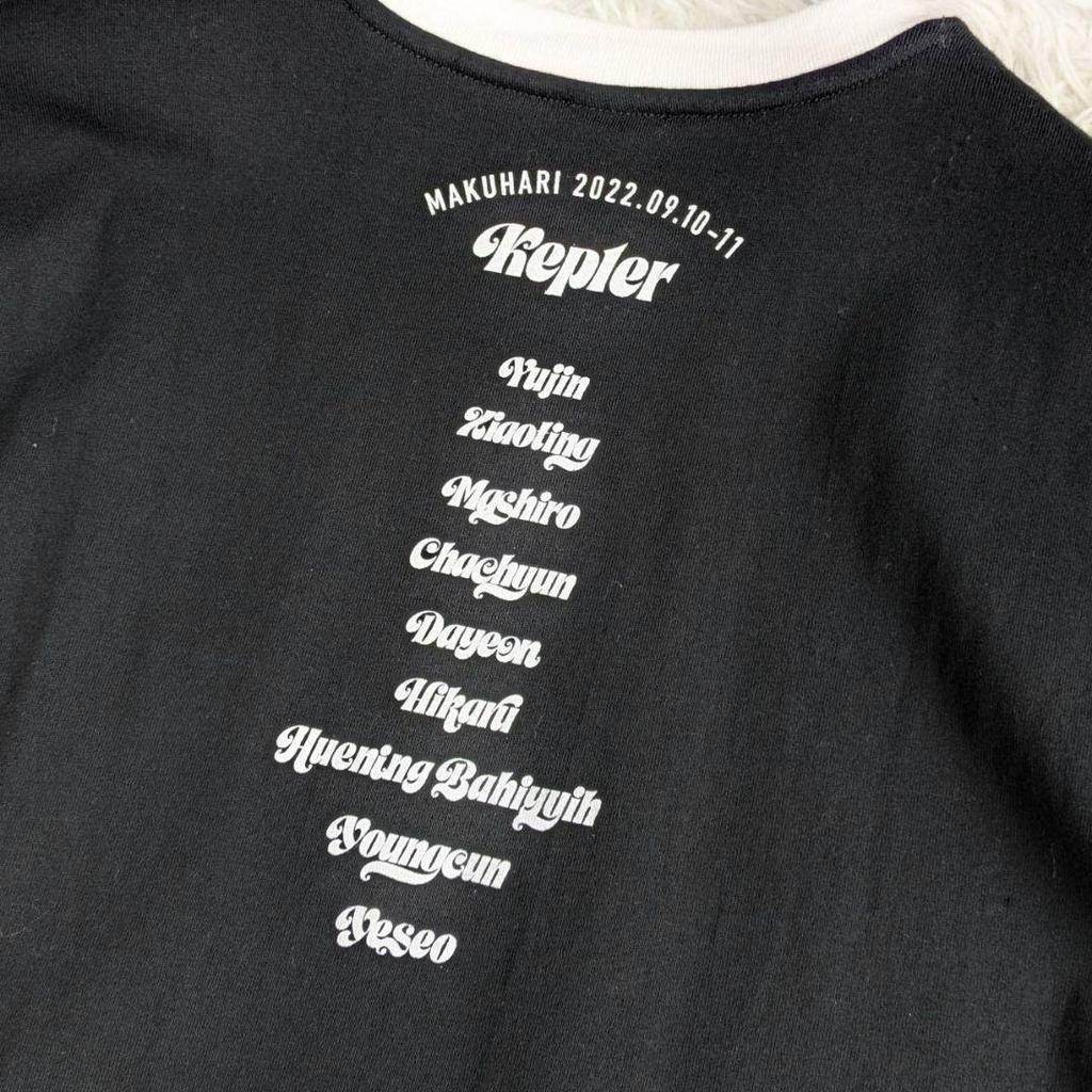 [USED] kep1er Kepler Japan Debut Showcase T-shirt L Black Korean Idol