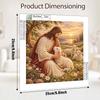 Jesus and Lamb Pearl Painting 5D DIY Decorative Painting. Elegant Birthday Gift. Handmade Art Painting
