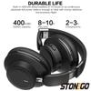 BT5.3 Wireless Foldable Headphones Portable Lightweight for Travel and Photography 400mAh Battery Noise Cancelling Earphones
