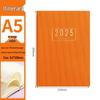 2025 A5 Thickened English Daily Planner Agenda Calendar Book