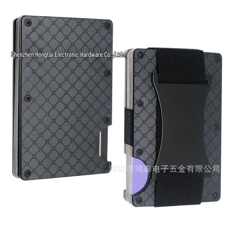 New RFID Blocking Carbon Fiber Wallet with Money Clip