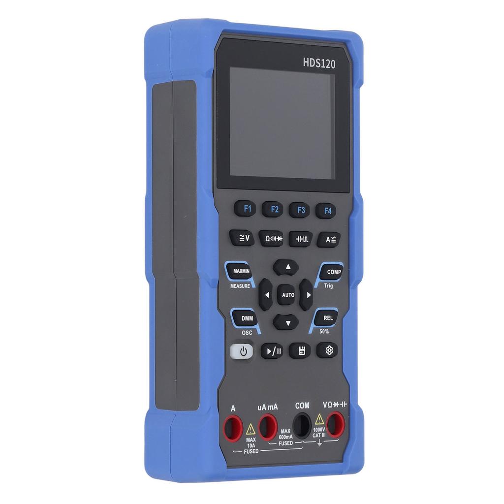 2 In 1 Oscilloscope Multimeter High Accuracy 1MHz Analog Bandwidth 2.8in LCD 1000V DC Voltage Curren