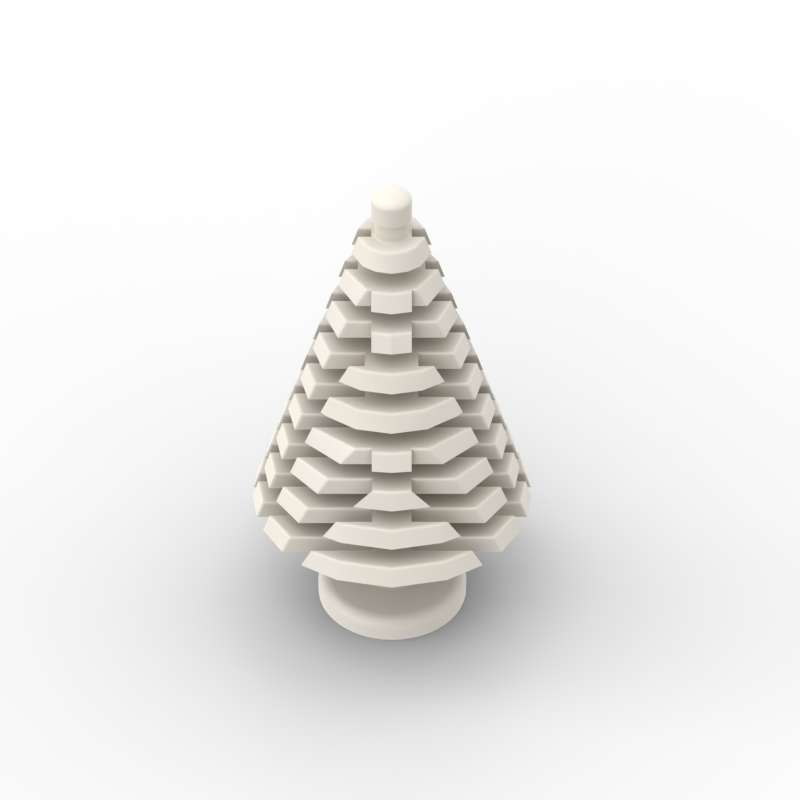 Non-Toxic Moc 10Pcs 3471 Christmas Big Pine Tree Building Blocks Kit Green Forest Plant Bricks Particle Toys Children Birthday Xmas Gifts