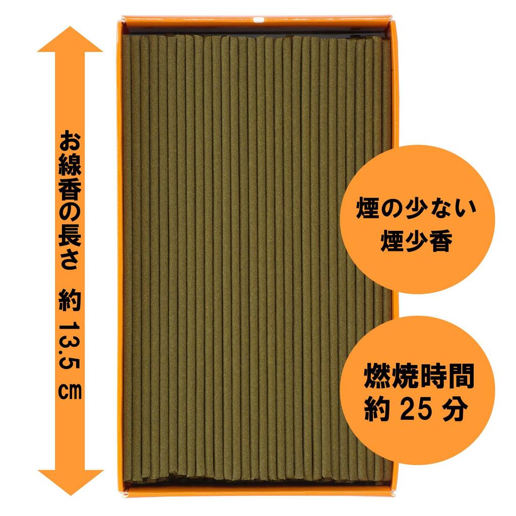Kameyama Hanageshiki Osmanthus Scent Incense 100g 210 Low Sticks, Approx. (Approx. sticks), Smoke.