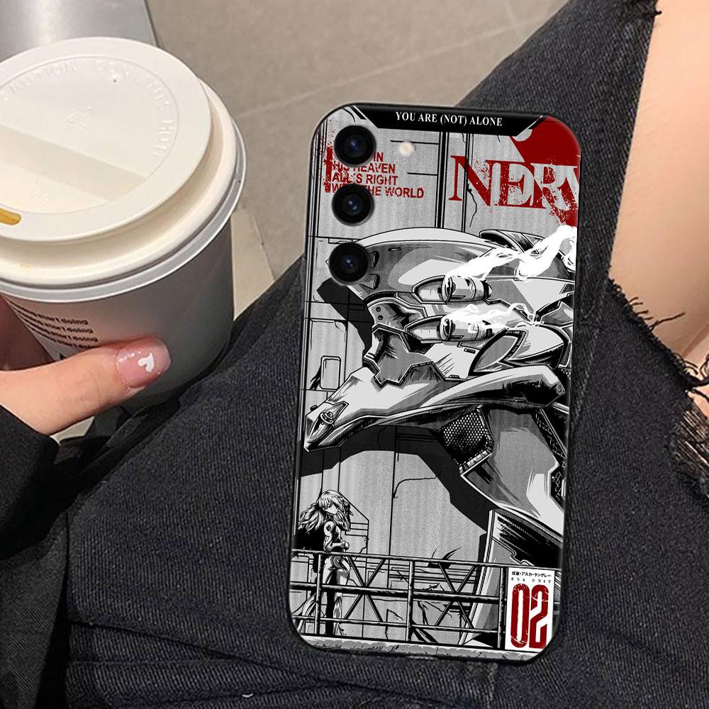Custodia per Telefono N-Neon G-Genesis E-Evangelion 01 02 Per Samsung Galaxy S26 S25 EDGE S24 S23 S22 S21 S20 FE S10 Ultra PLUS LITE Cover