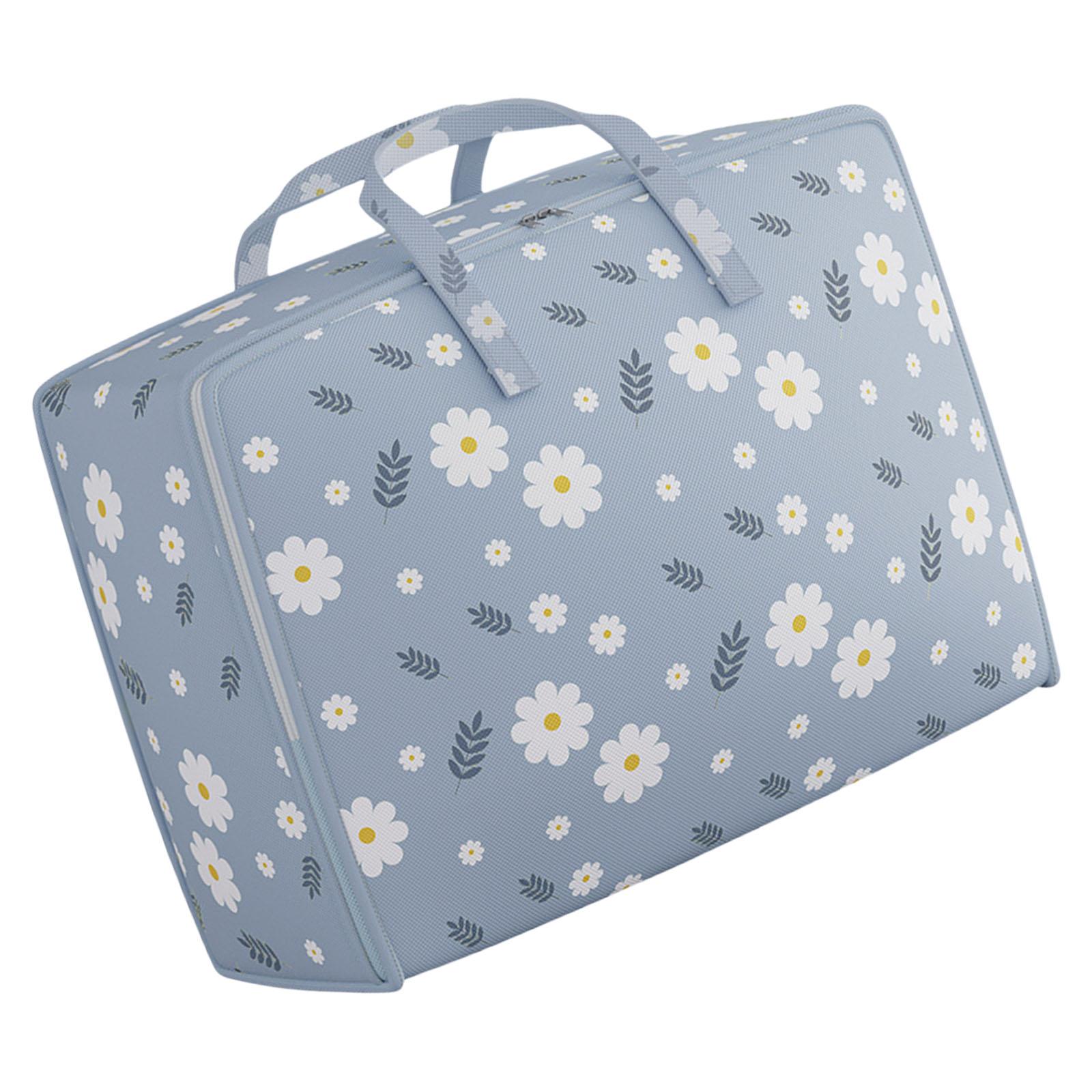 Sturdy Nonwoven Storage Bag for Relocating Large Capacity Clothes Container With Reinforced Double Seal M