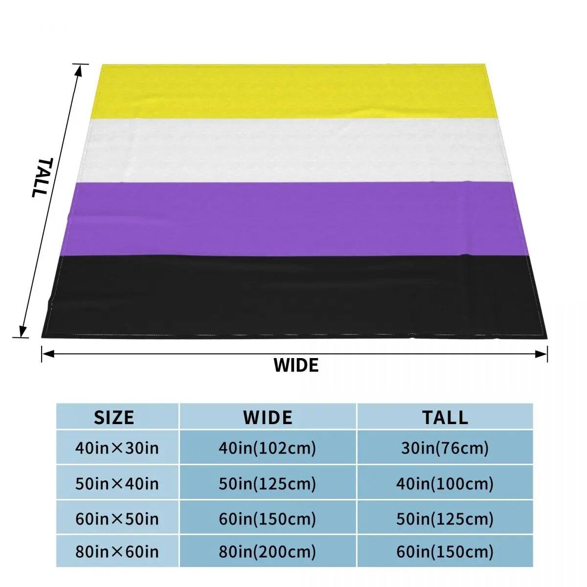 

Небінарні ЛГБТ ковдри Флісові прикраси Yaoi Boy Love Багатофункціональні м’які ковдри для ліжка Диван Плюшева тонка ковдра 200x150cm 80x60in