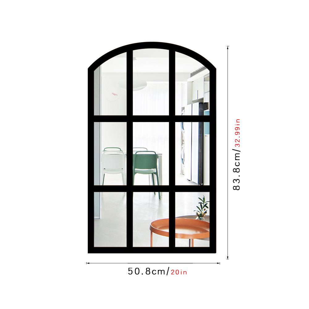 3D Vindusbue Akryl Speilklistremerke - Selvklebende Treveggdekor