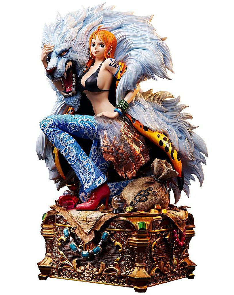 Unique Art Studio One Piece Log Collection Large Statue Series Nami Height 510mm Polystone Painted Complete Figure Approx.