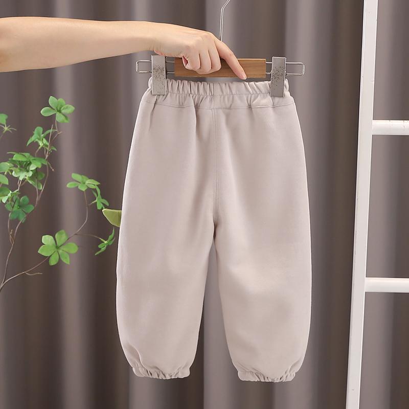 Baby Toddler Boys Cute Dinosaur Pattern Sweatpants Loose Fit Elastic Waist Jogging Trousers With Pockets For Daily Wear