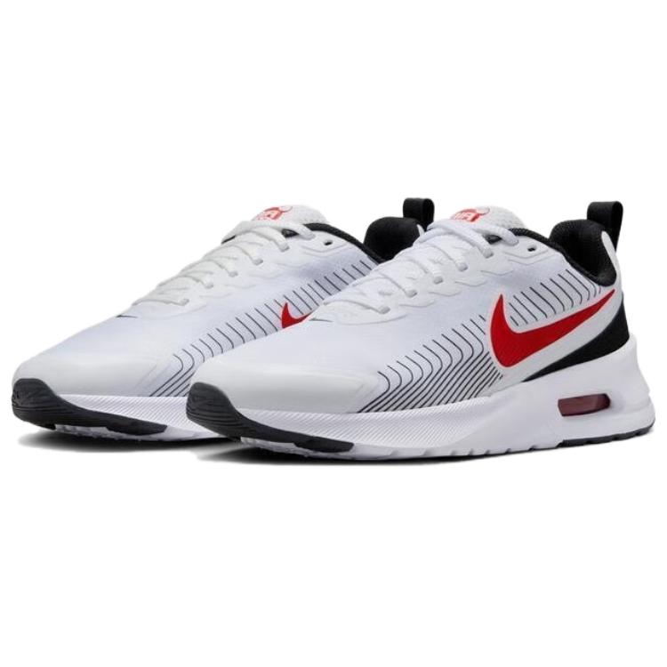 New Nike Air Max Nuaxis White Black University Red FD4329-104