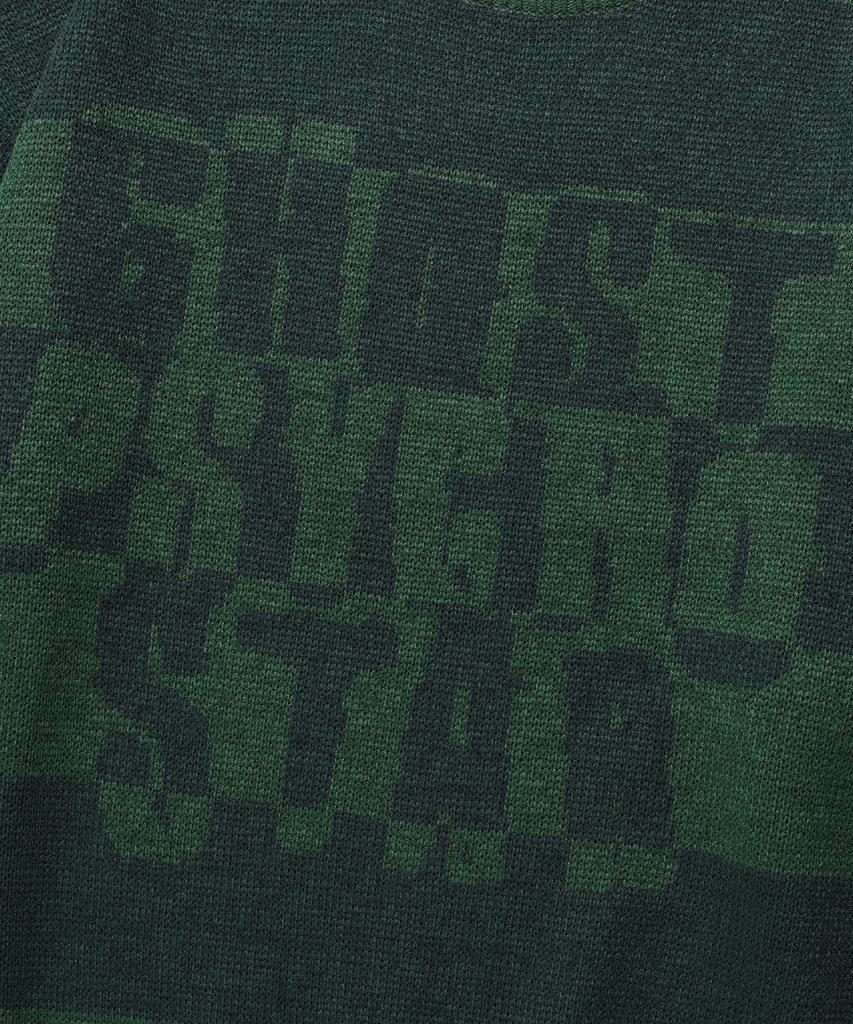 NICEGHOSTCLUB Stripe Psycho Knit_Green(Ng2Efuk600A)