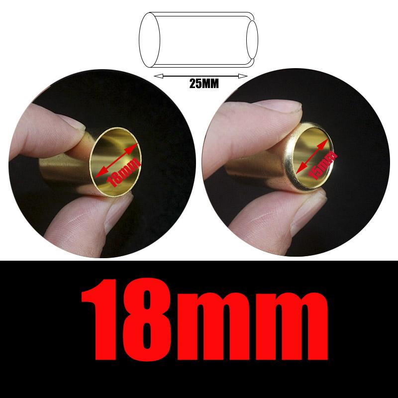 20 Stück Hochdruckrohr-Crimpzubehör 11-16MM Messingrohrverbinder Schlauch-Crimpwerkzeuge Kupferhülse Rohr Auspuffverbinder