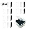 Handmade Magnet Craft 5/6/8/10/15/20/24 Sets DIY Acrylic Fridge Kit, Square Refrigerator Clear Making Kit with Adhesive Backing, Picture Photo Holder