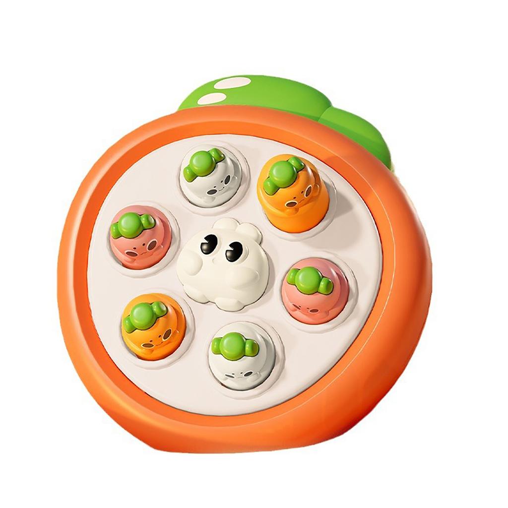 Kids Whack Toy Cartoon Radish Shaped Improve Reactivity Pounding Interactive Educational Toy