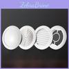 Vent With Circular Abs Shutter Mesh Cover For Fresh Air And Exhaust Duct Systems