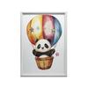 Plakat Urocza Panda W Koszu Plakat Urocza Panda W Koszu, 30X40 Cm, Rama Drewniana Jasny Dąb, Papier Matowy 230 Gsm